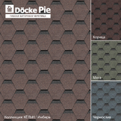 Flexible bituminous shingles Döcke PIE / GOLD / Cologne