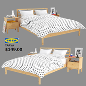 IKEA TARVA double bed pine wood