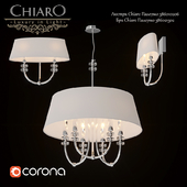 Chandelier and sconce Chiaro Palermo 386010206 386021302