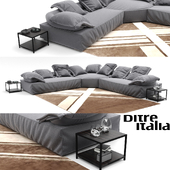 Corner sofa Ditreitalia Flick Flack