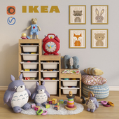 Мебель и игрушки IKEA, декор для детской комнаты set 1