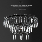 Ceiling Lights Wine Glass Chandelier 240W Pendant Lighting Wine Glass Feature