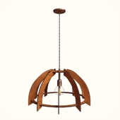 Wooden chandelier in Loft style