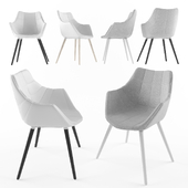 Twelve Armchair White by Zuiver - 4 types