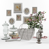 Decorative set in the style of Provence