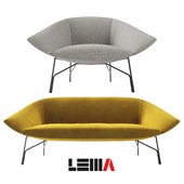 Sofa and armchair Lennox Lema