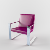 Purple Leather Chair