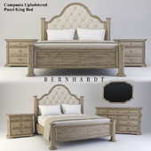 bed Bernhardt Campania Upholstered Panel King Bed