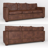 Distressed Leather Sofa 3 Seater