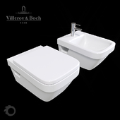 Toilet and bidet Villeroy & Boch Architectura.