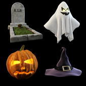 Halloween set (4 items)