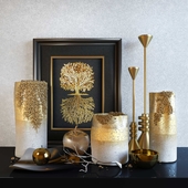 Decorative set: Noble gold