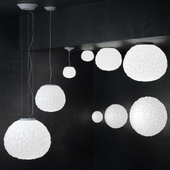 Meteorite lamp - suspension and wall collection