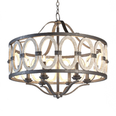 Driftwood Entwined Ovals Chandelier
