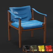 Douglas Heaslet Mid Century Modern Safari Chair