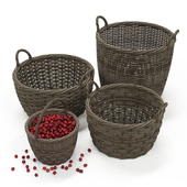 Basket with cherry