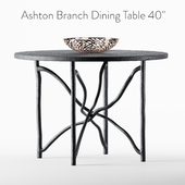 Ashton Branch Dining Table 40 "Black