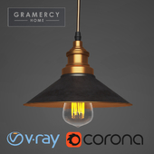 Pendant lamp Gramercy Home CH027-1-BRS