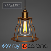 Pendant lamp Gramercy Home CH022-1-BRS