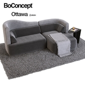 Sofa and side table Boconcept Ottawa
