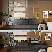 Комплект мебели для ванной MODULNOVA Moon Gola