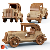 Cabriolet wooden toys