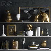 Strict in gold (decor)