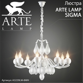 Люстра Arte Lamp Sigma A3229LM-8WH