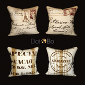 Dot & Bo. 6 decorative pillows.