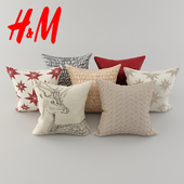 Декоративные подушки от H&M, Новогодний Сет