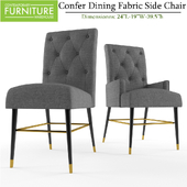 Confer Dining Fabric Side and arm Chair