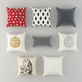 Decorative pillows from H & M, New Year&#39;s Set (part 2)
