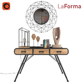 LaForma стол-консоль HELIA с декором