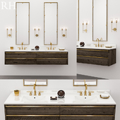 BEZIER DOUBLE EXTRA-WIDE FLOATING VANITY