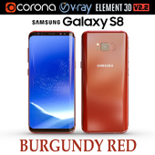 Samsung Galaxy S8 BURGUNDY RED