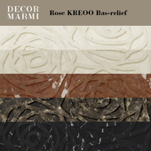 Decor Marmi - Rose KREOO Bas-relief