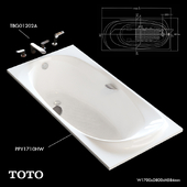 Toto bathtub PPY1710HW faucet TBG01202A