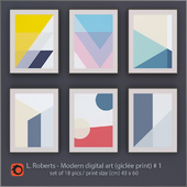 Modern digital art (print)