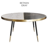 Band marble coffee table by Bethan Gray
