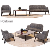 Armrest, sofa and table Jane factory Poliform