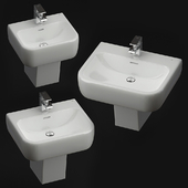 Wall-mounted washbasin RAK Metropolitan