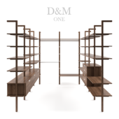Shelving system ONE from D & M