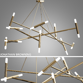 Le Pentagone Chandelier by Jonathan Browning
