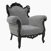 The Posh rubber pepita chair
