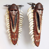 African shaman mask