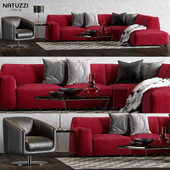 Natuzzi Forma sofa set_01