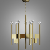 Sciolari Brass Chandelier