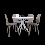 Boconcept table and chair