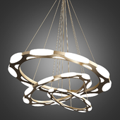 Luxury modern chandelier led circle ring