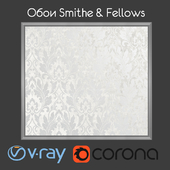 Wallpapers SMITH & FELLOWS / Grasmere / White / Silver